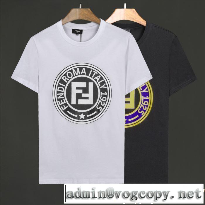 FENDI フェンディ 半袖Tシャツ 2色可選 毎年トレンドアイテムが出る 《2019年》今、注目のストリート