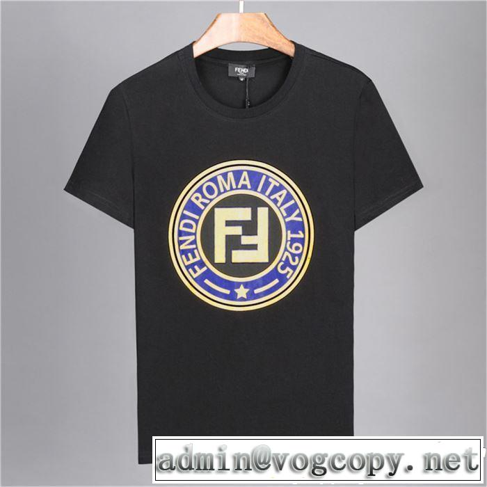FENDI フェンディ 半袖Tシャツ 2色可選 毎年トレンドアイテムが出る 《2019年》今、注目のストリート