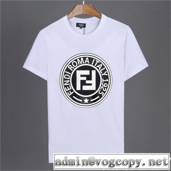 FENDI フェンディ 半袖Tシャツ 2色可選 毎年トレンドアイテムが出る 《2019年》今、注目のストリート
