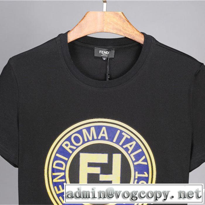 FENDI フェンディ 半袖Tシャツ 2色可選 毎年トレンドアイテムが出る 《2019年》今、注目のストリート