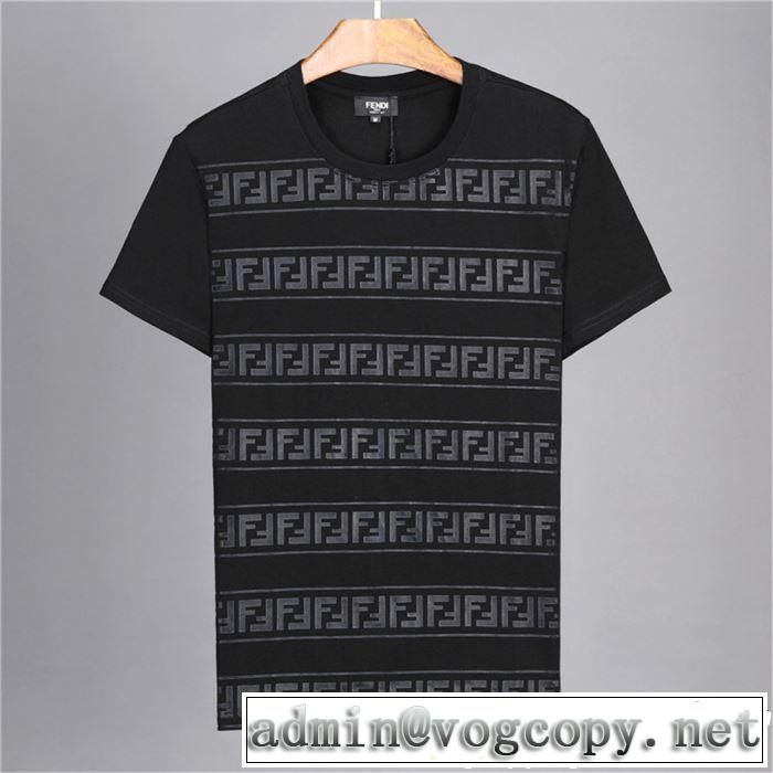 2色可選 半袖Tシャツ 今年の正解大人気新作 2019年の春夏に着たい 通勤の定番 FENDI フェンディ