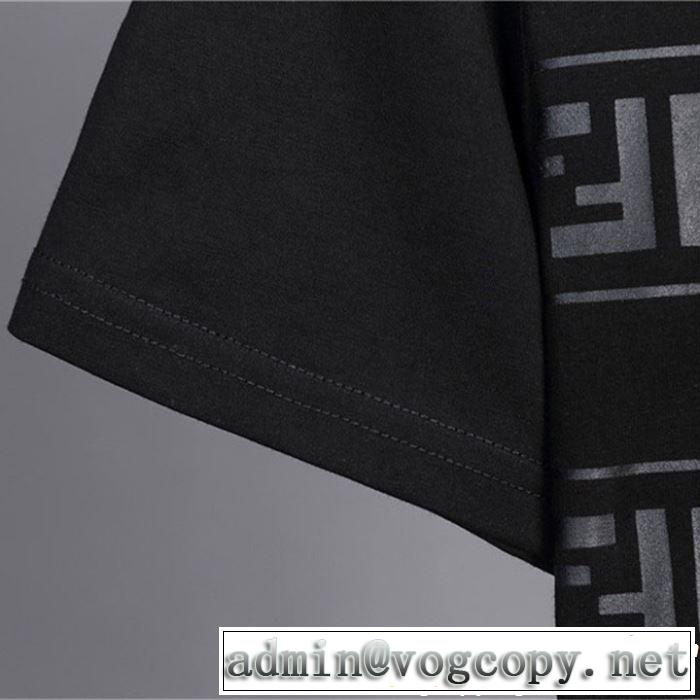 2色可選 半袖Tシャツ 今年の正解大人気新作 2019年の春夏に着たい 通勤の定番 FENDI フェンディ