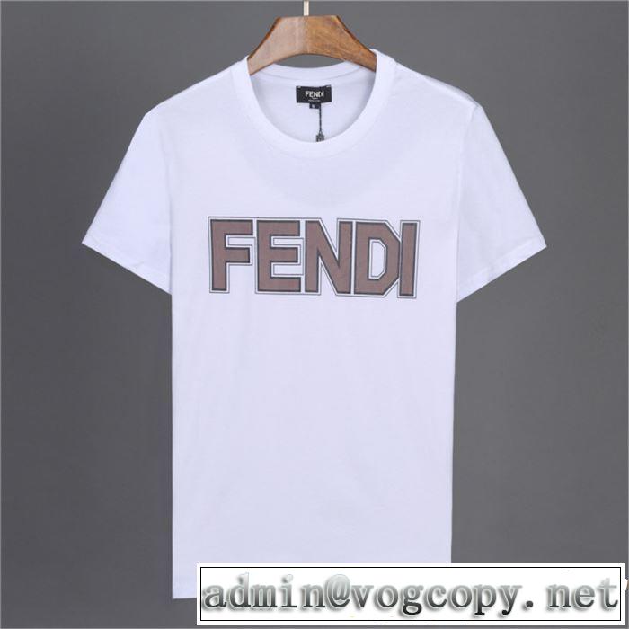 トレンドアイテムとして継続 《2019年》今、注目のストリート 半袖Tシャツ 2色可選 FENDI フェンディ