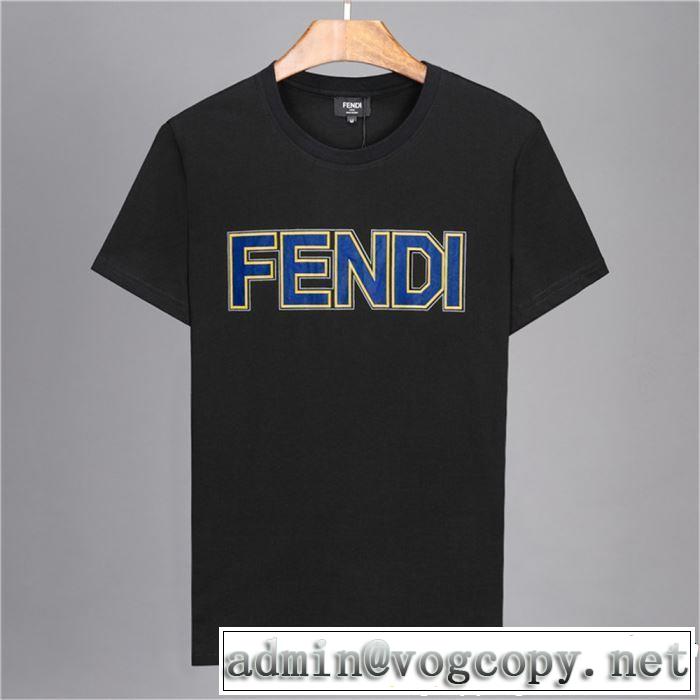 トレンドアイテムとして継続 《2019年》今、注目のストリート 半袖Tシャツ 2色可選 FENDI フェンディ