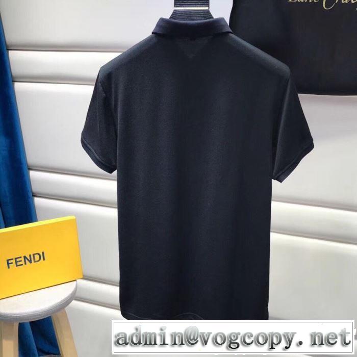 春夏シンプルファッションでOK！ 半袖Tシャツ FENDI フェンディ 3色可選 2019年最新ファッション