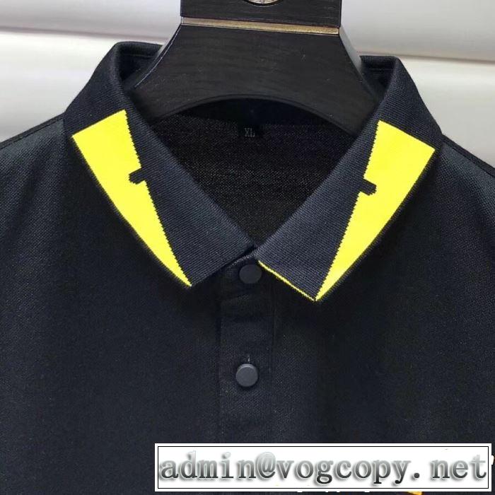 春夏シンプルファッションでOK！ 半袖Tシャツ FENDI フェンディ 3色可選 2019年最新ファッション