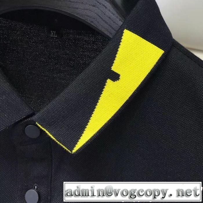 春夏シンプルファッションでOK！ 半袖Tシャツ FENDI フェンディ 3色可選 2019年最新ファッション