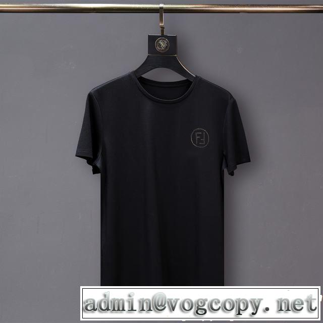 FENDI フェンディ 半袖Tシャツ 2色可選 春夏の流行り2019新品 一気にトレンド感満載な着こなし