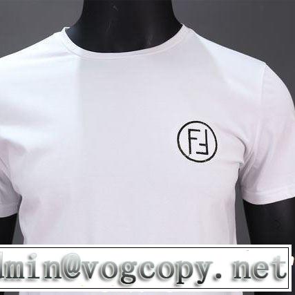 FENDI フェンディ 半袖Tシャツ 2色可選 春夏の流行り2019新品 一気にトレンド感満載な着こなし