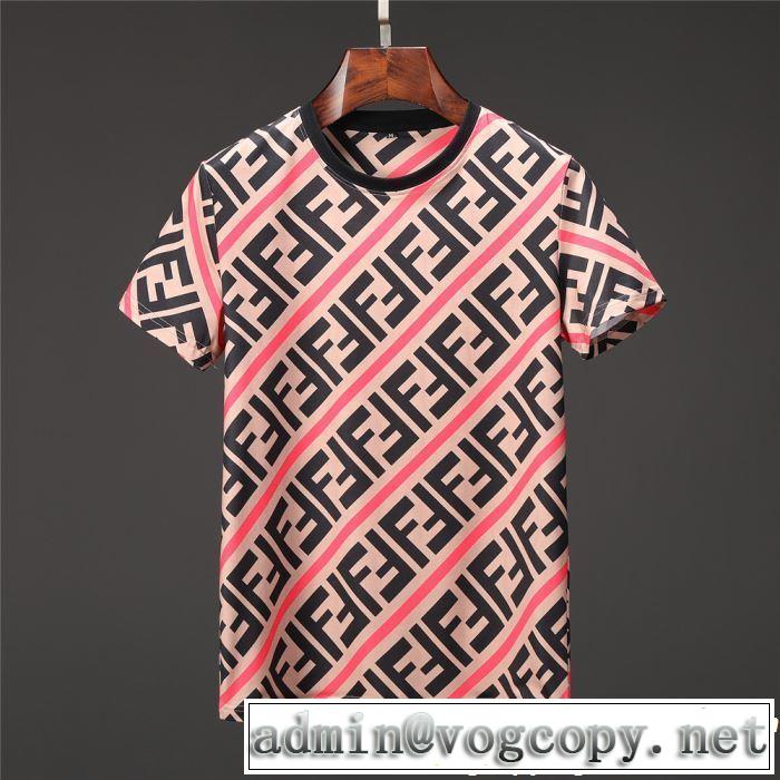 海外セレブは大人気 FENDI フェンディ 半袖Tシャツ 3色可選 2019年春夏シーズンの人気 キレイめ感が強い