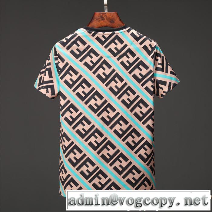 海外セレブは大人気 FENDI フェンディ 半袖Tシャツ 3色可選 2019年春夏シーズンの人気 キレイめ感が強い