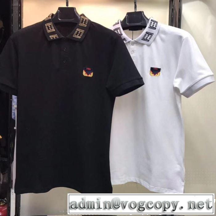 FENDI フェンディ 半袖Tシャツ 2色可選 今季は特に注目ファション 2019春夏人気トレンドアイテム