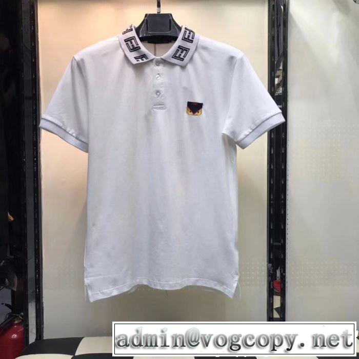 FENDI フェンディ 半袖Tシャツ 2色可選 今季は特に注目ファション 2019春夏人気トレンドアイテム