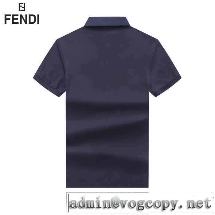 夏に良く似合うちょっと新品 大人カジュアル夏ファッション2019 FENDI フェンディ 半袖Tシャツ 2色可選