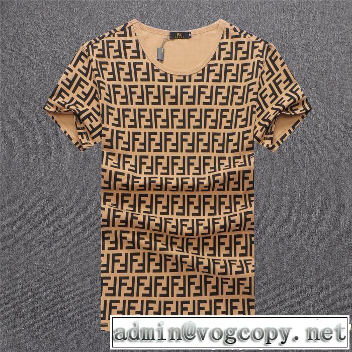 上品な涼やかさある印象に  FENDI フェンディ 半袖Tシャツ 3色可選 2019春夏のトレンド新商品