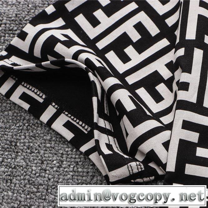 上品な涼やかさある印象に  FENDI フェンディ 半袖Tシャツ 3色可選 2019春夏のトレンド新商品