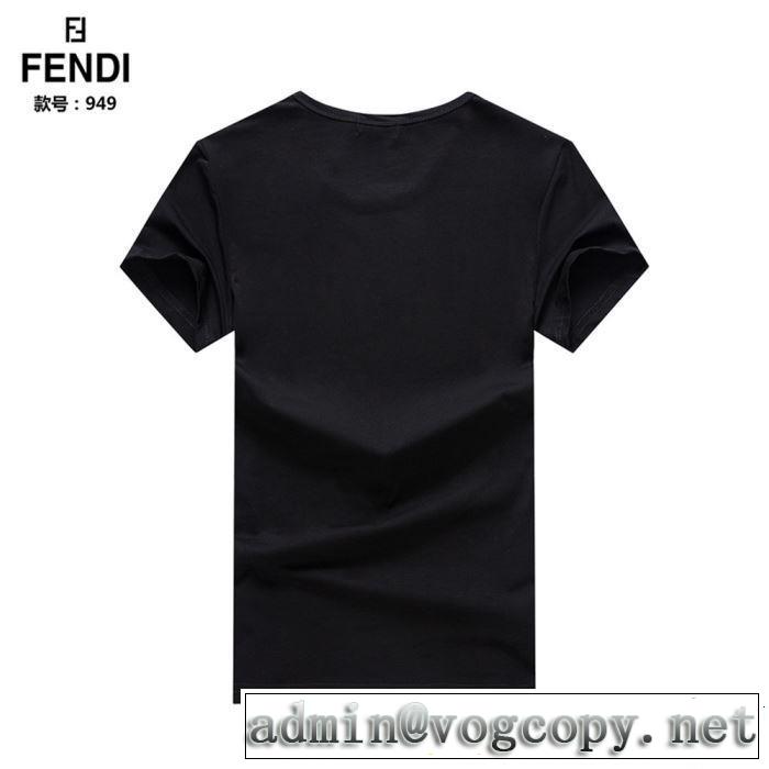 FENDI フェンディ 半袖Tシャツ 2色可選 人気夏ファションおすすめ 2019春夏人気トレンドアイテム
