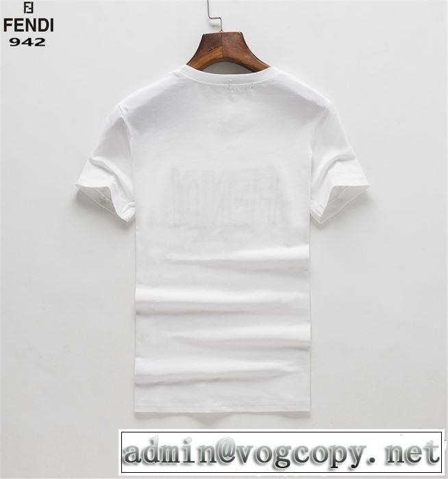 おしゃれデザインも大人気 FENDI フェンディ 半袖Tシャツ 2色可選 【2019春夏】最新コレクション