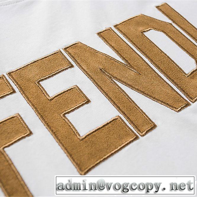 おしゃれデザインも大人気 FENDI フェンディ 半袖Tシャツ 2色可選 【2019春夏】最新コレクション