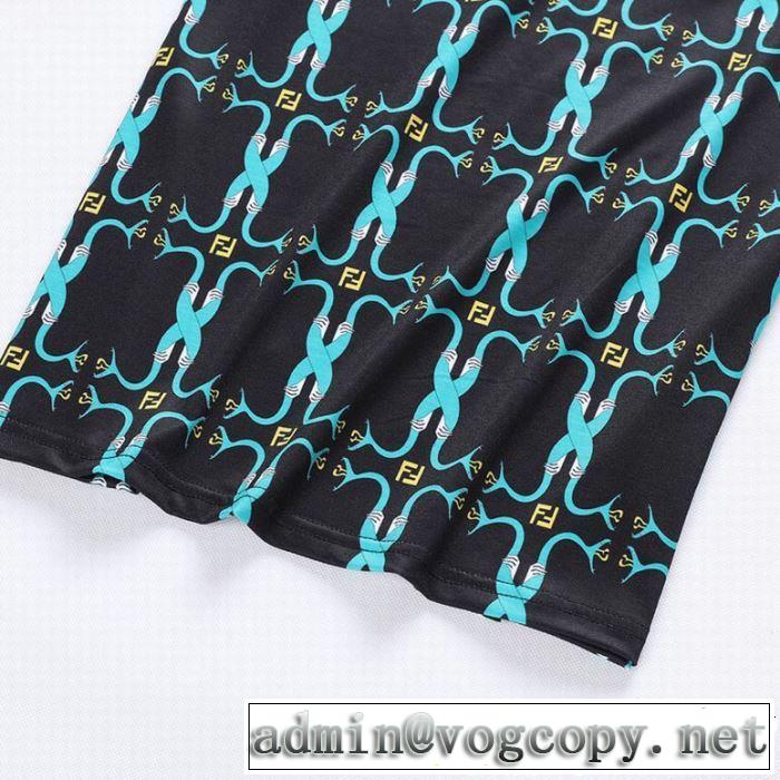 FENDI フェンディ 半袖Tシャツ 2色可選 清涼感とカジュアルスタイル 2019年春夏のトレンドアイテム