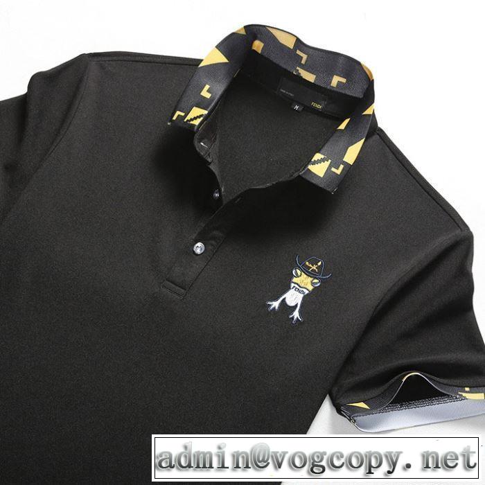 今季流行りの人気新作 2019春夏も引き続きトレンド FENDI フェンディ 半袖Tシャツ 2色可選