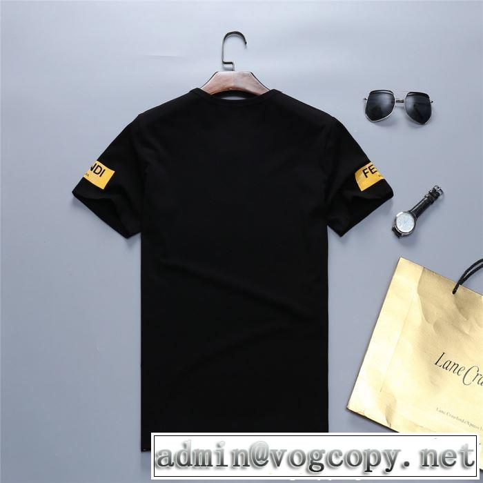 暑い今こそ活躍させたい！ 大人カジュアル夏ファッション2019 FENDI フェンディ 半袖Tシャツ 2色可選