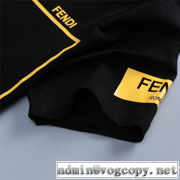 暑い今こそ活躍させたい！ 大人カジュアル夏ファッション2019 FENDI フェンディ 半袖Tシャツ 2色可選