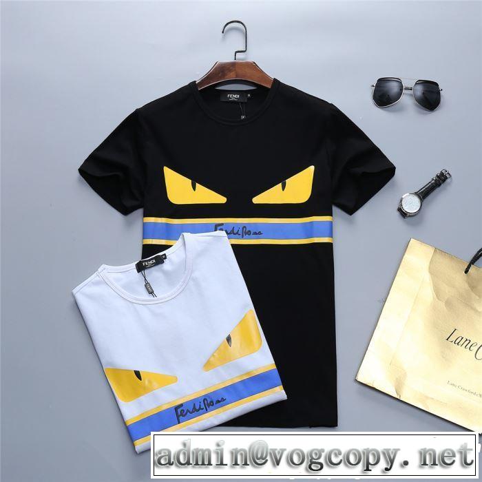 好印象な上品スタイル FENDI フェンディ 半袖Tシャツ 2色可選 【2019春夏】最新コレクション