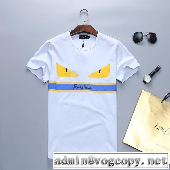 好印象な上品スタイル FENDI フェンディ 半袖Tシャツ 2色可選 【2019春夏】最新コレクション