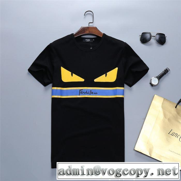 好印象な上品スタイル FENDI フェンディ 半袖Tシャツ 2色可選 【2019春夏】最新コレクション