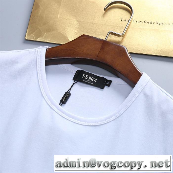 好印象な上品スタイル FENDI フェンディ 半袖Tシャツ 2色可選 【2019春夏】最新コレクション
