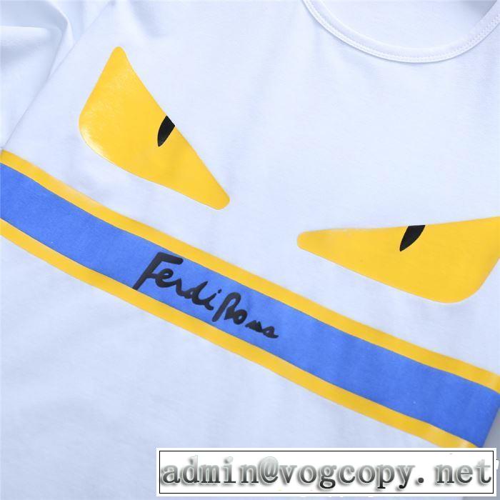 好印象な上品スタイル FENDI フェンディ 半袖Tシャツ 2色可選 【2019春夏】最新コレクション