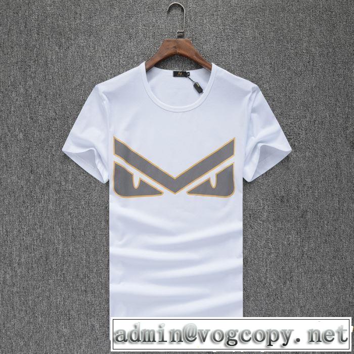 半袖Tシャツ 3色可選 2019年夏の一押しファッションアイテム 今年春夏ファション流行り FENDI フェンディ