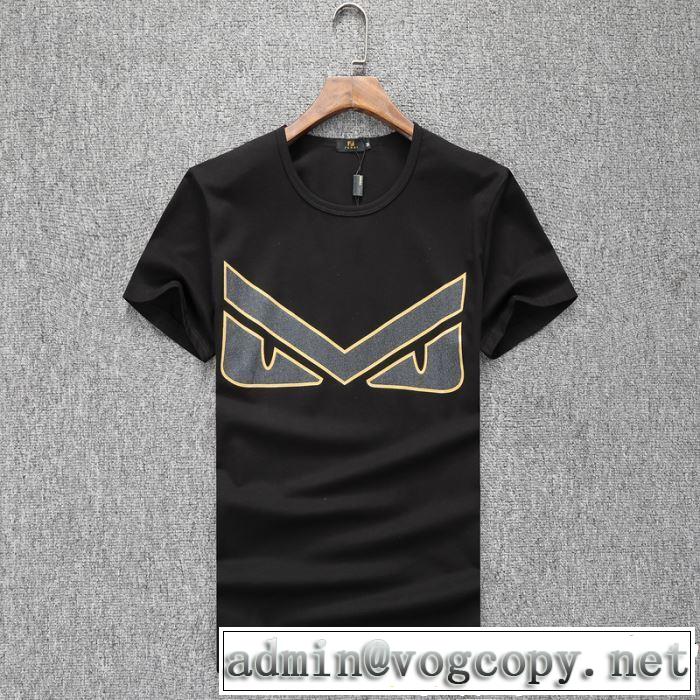 半袖Tシャツ 3色可選 2019年夏の一押しファッションアイテム 今年春夏ファション流行り FENDI フェンディ