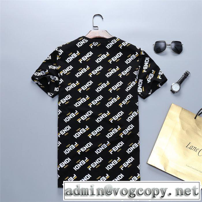 FENDI フェンディ 半袖Tシャツ 2色可選 2019年春夏シーズンの人気 注目度が高まり最新コレクション