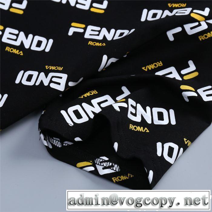 FENDI フェンディ 半袖Tシャツ 2色可選 2019年春夏シーズンの人気 注目度が高まり最新コレクション