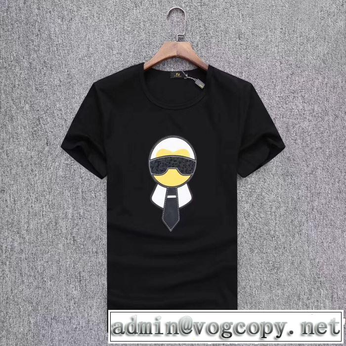 《2019年》今、注目のストリート 今季は特に注目ファション FENDI フェンディ 半袖Tシャツ 3色可選