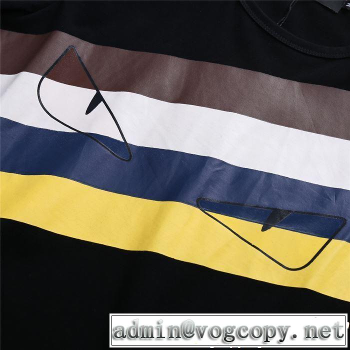 上品な涼やかさある印象に FENDI フェンディ 半袖Tシャツ 2色可選 2019年の夏のマスト 今人気の秘訣
