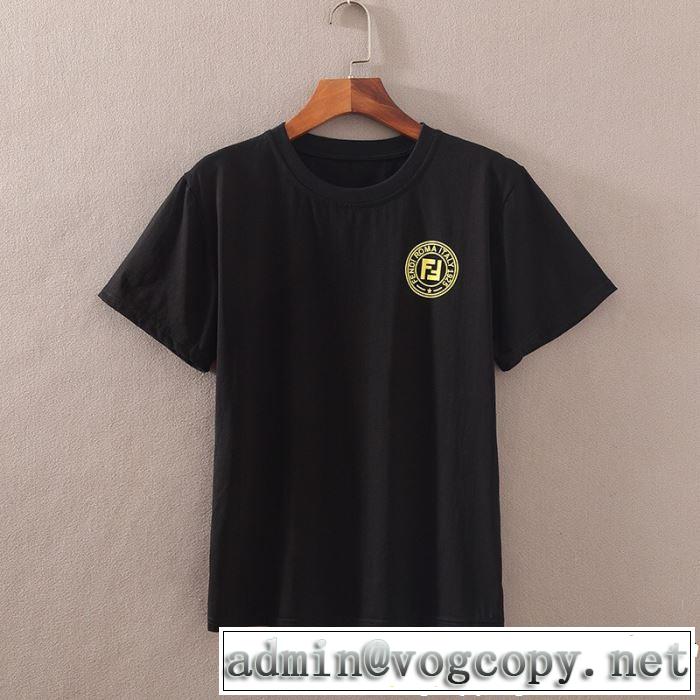 2色可選 半袖Tシャツ 男女兼用 大人の華やかさを演出 2019年春夏のトレンドアイテム FENDI フェンディ