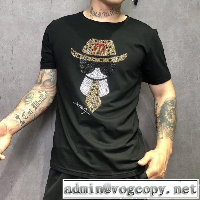 クラシカルな雰囲気 2019春夏も引き続き人気セール FENDI フェンディ 半袖Tシャツ 2色可選