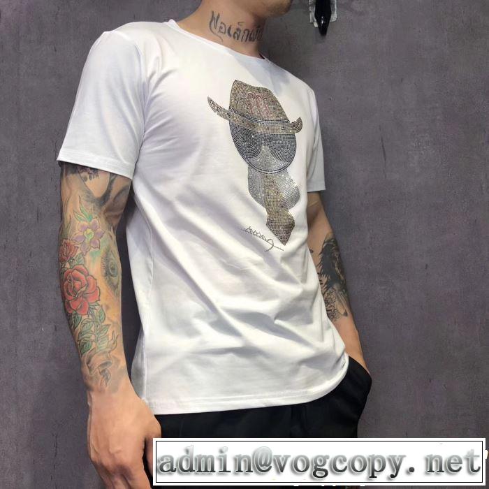 クラシカルな雰囲気 2019春夏も引き続き人気セール FENDI フェンディ 半袖Tシャツ 2色可選