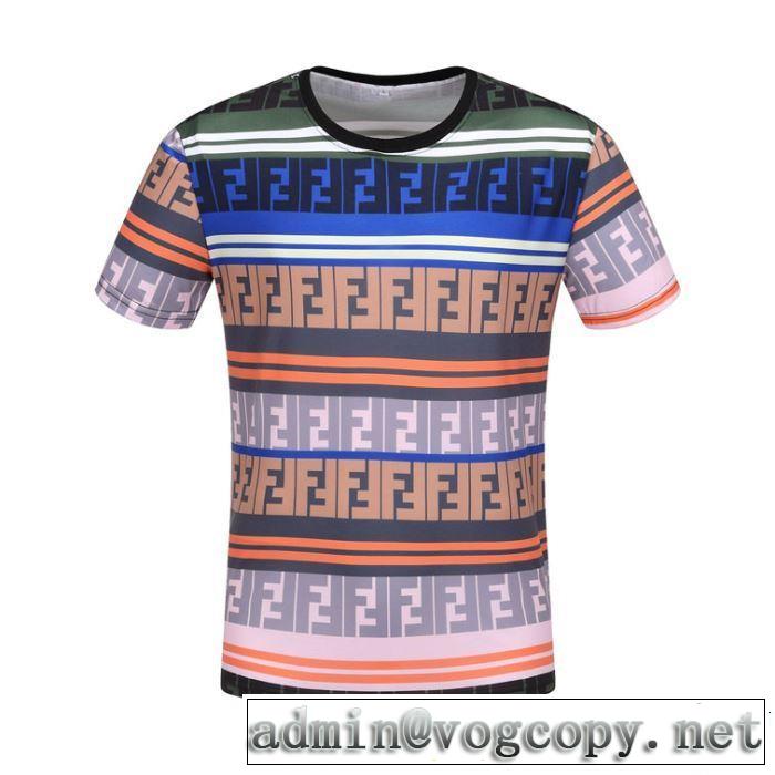 春夏！大人カジュアル FENDI フェンディ 半袖Tシャツ 【2019春夏】最新コレクション 夏にぴったり上品