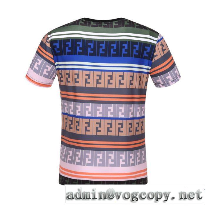 春夏！大人カジュアル FENDI フェンディ 半袖Tシャツ 【2019春夏】最新コレクション 夏にぴったり上品
