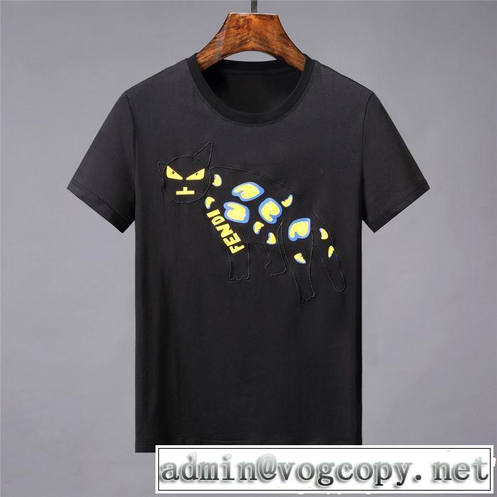 2019春夏は人気定番 FENDI フェンディ 半袖Tシャツ 2色可選 今期のトレンド定番アイテム