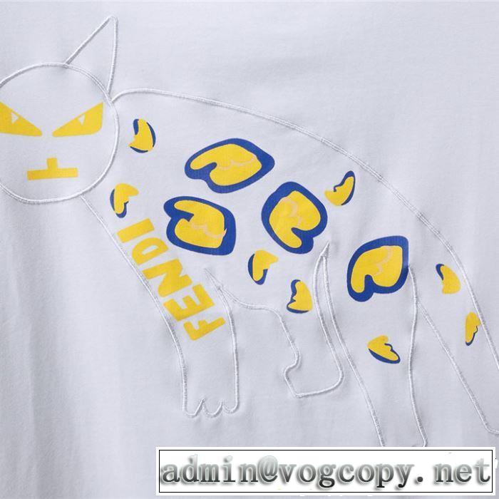 2019春夏は人気定番 FENDI フェンディ 半袖Tシャツ 2色可選 今期のトレンド定番アイテム