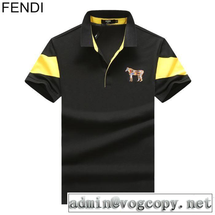 FENDI フェンディ 半袖Tシャツ 3色可選 大人カジュアル夏ファッション2019 ブランドの話題の新作も！
