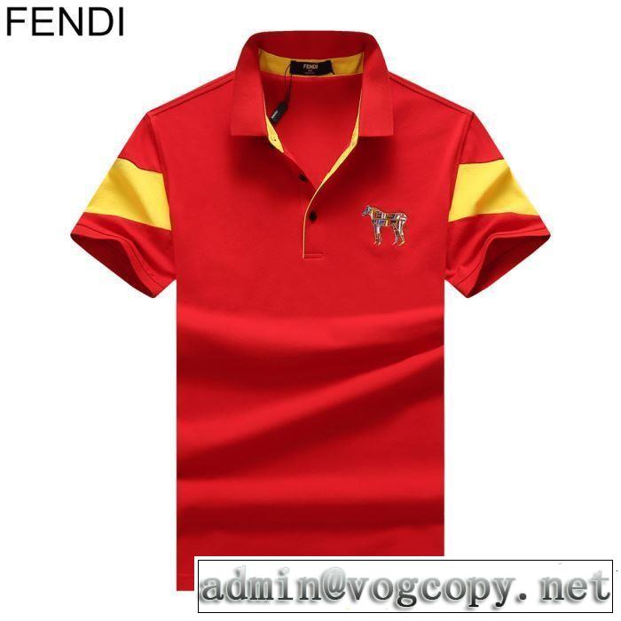 FENDI フェンディ 半袖Tシャツ 3色可選 大人カジュアル夏ファッション2019 ブランドの話題の新作も！