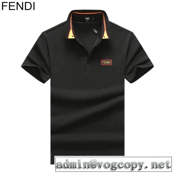 半袖Tシャツ 3色可選 今流行りの最新コレクション おしゃれな夏ファッション2019 FENDI フェンディ