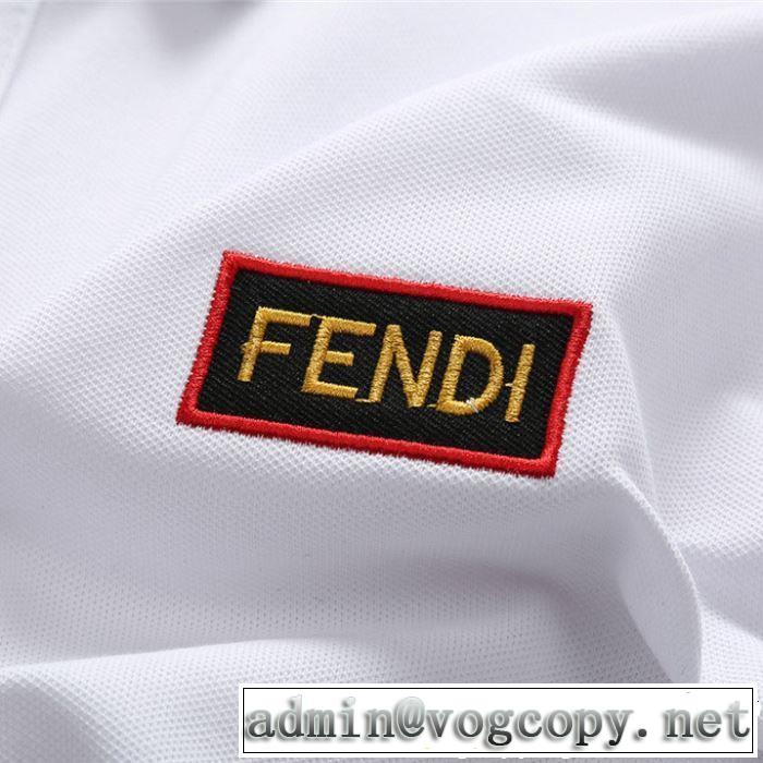 半袖Tシャツ 3色可選 今流行りの最新コレクション おしゃれな夏ファッション2019 FENDI フェンディ