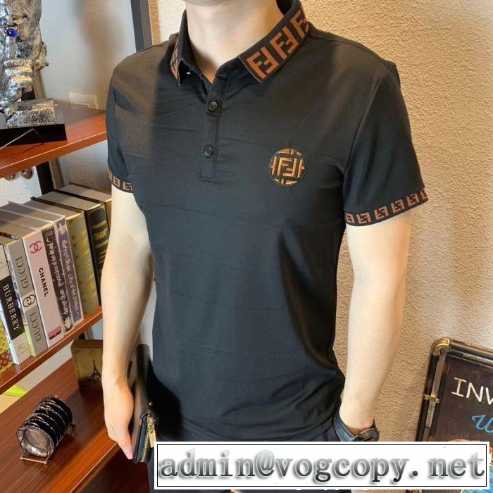 FENDI フェンディ 半袖Tシャツ 2色可選 暑い季節も大活躍 2019春夏のトレンド新商品 夏にぴったり上品